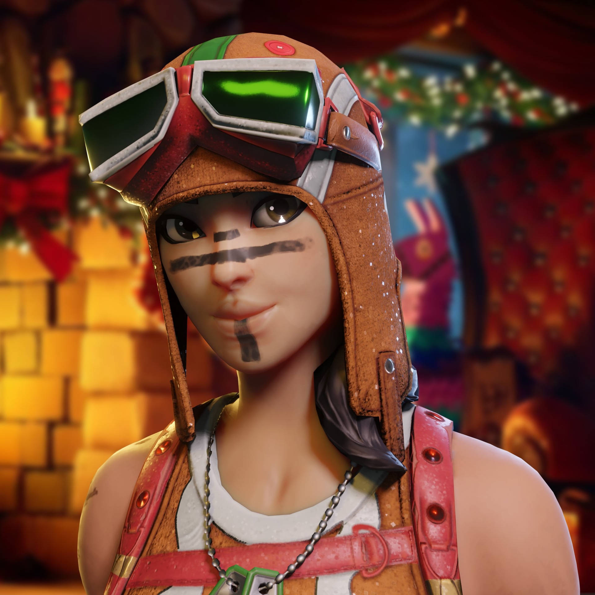 Download Renegade Raider Fortnite Winterfest Wallpaper