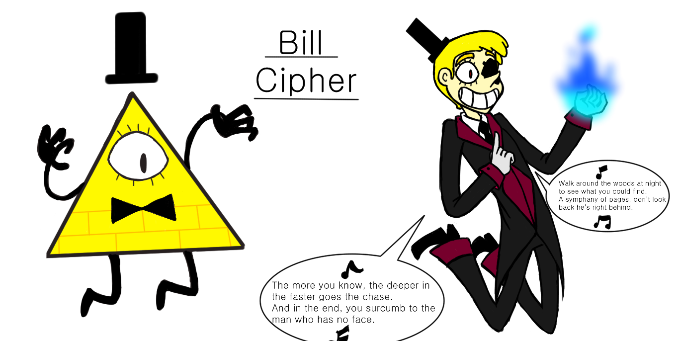 My Human Version of Bill Cipher