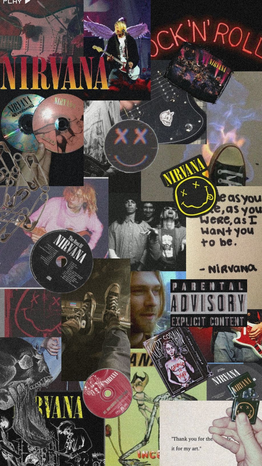 Custom Nirvana Aesthetic Wallpaper