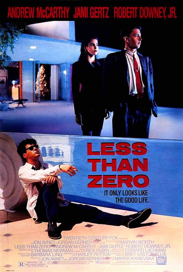 LESS THAN ZERO Movie Posters