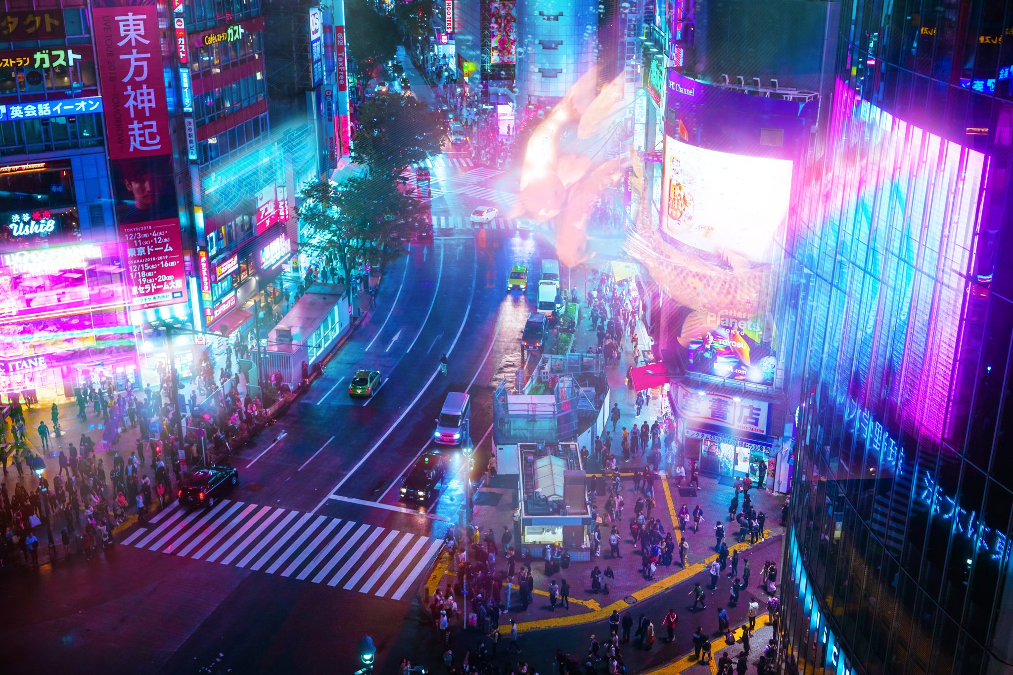 Alex Knight // AGK42 Tokyo 2020 // I missed cyberpunk day yesterday but better late than never. Here are a few favourite edits. Let me know which ones you