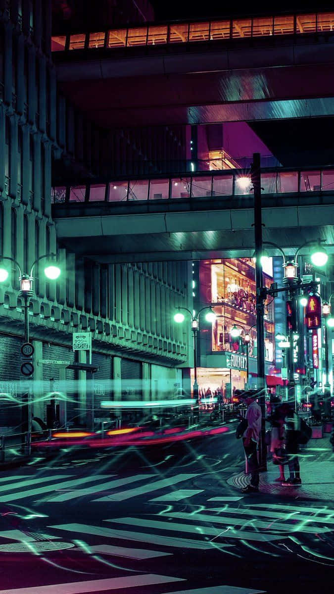 Download Welcome To Neon Lit Tokyo Land Of Japan Cyber Punk Wallpaper