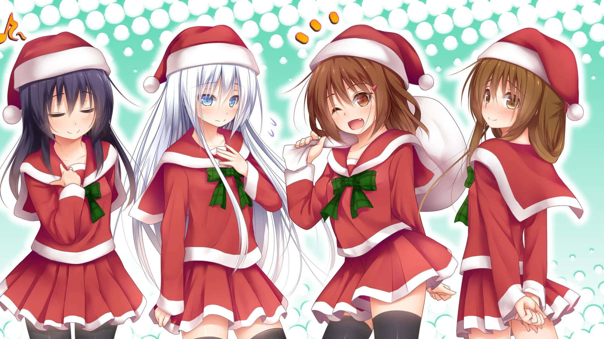 Anime Christmas Background