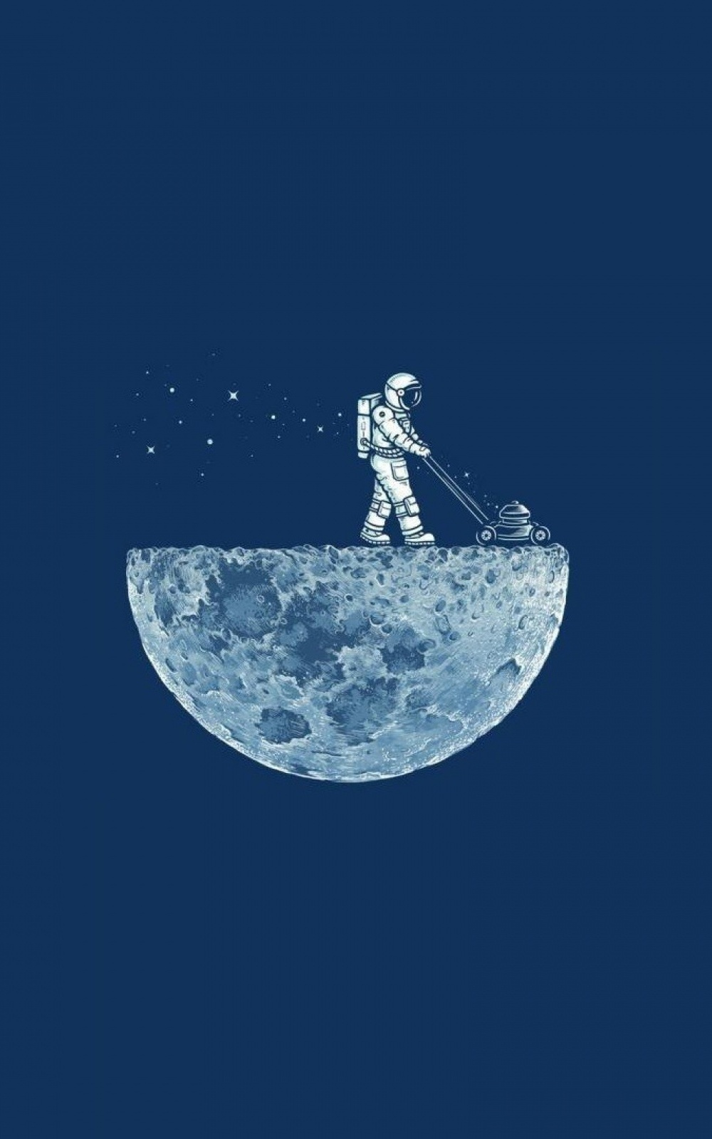 Astronaut Holding The Moon Art Wallpaper Download