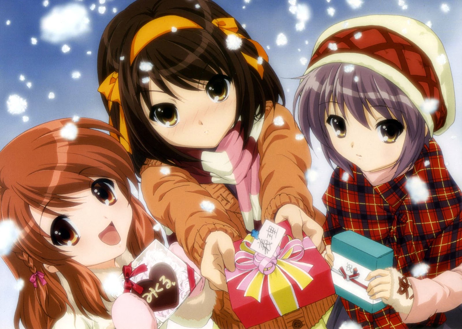ArtStation - Christmas family time anime style