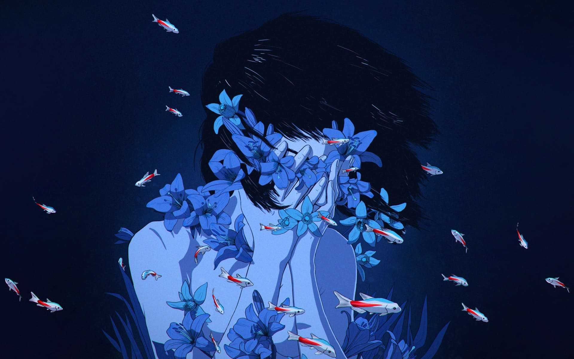 Perfect Blue Wallpaper. Anime, Cute laptop wallpaper, Blue wallpaper