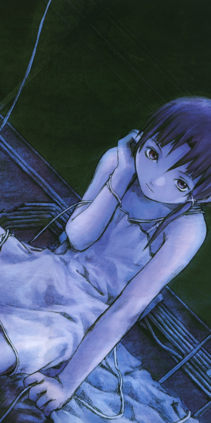 Anime Serial Experiments Lain Phone Wallpaper