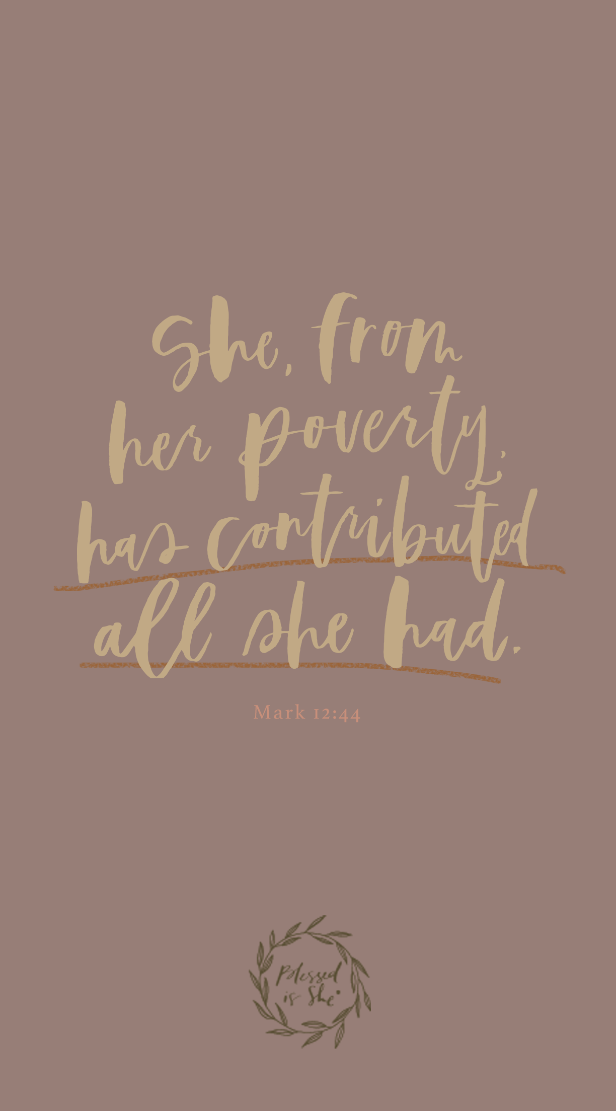 iphone wallpaper free scripture. Scripture, Blessed is she, Soul scripts