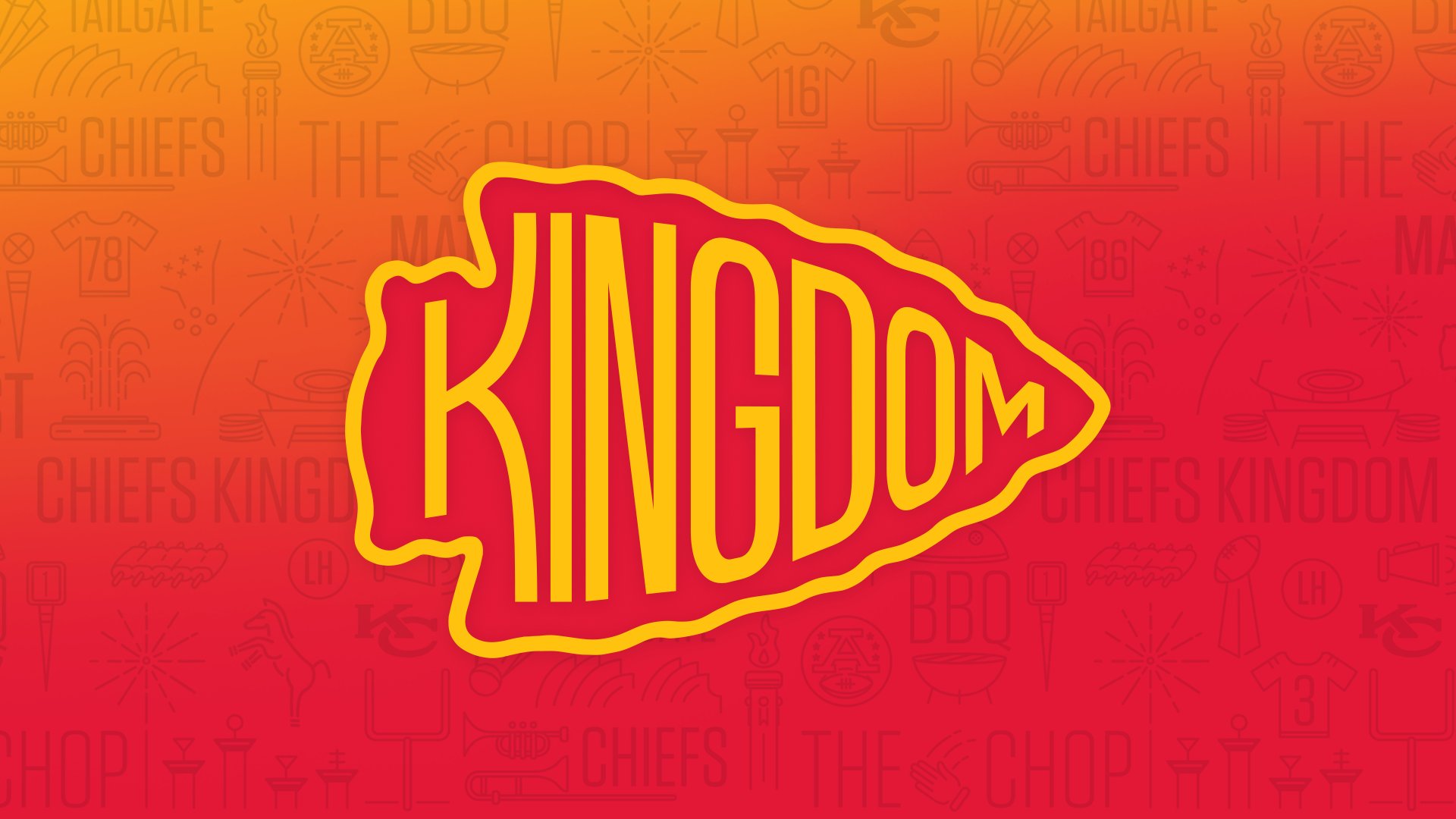 Kansas City Chiefs asked for desktop wallpaper.we answered. #RedFriday