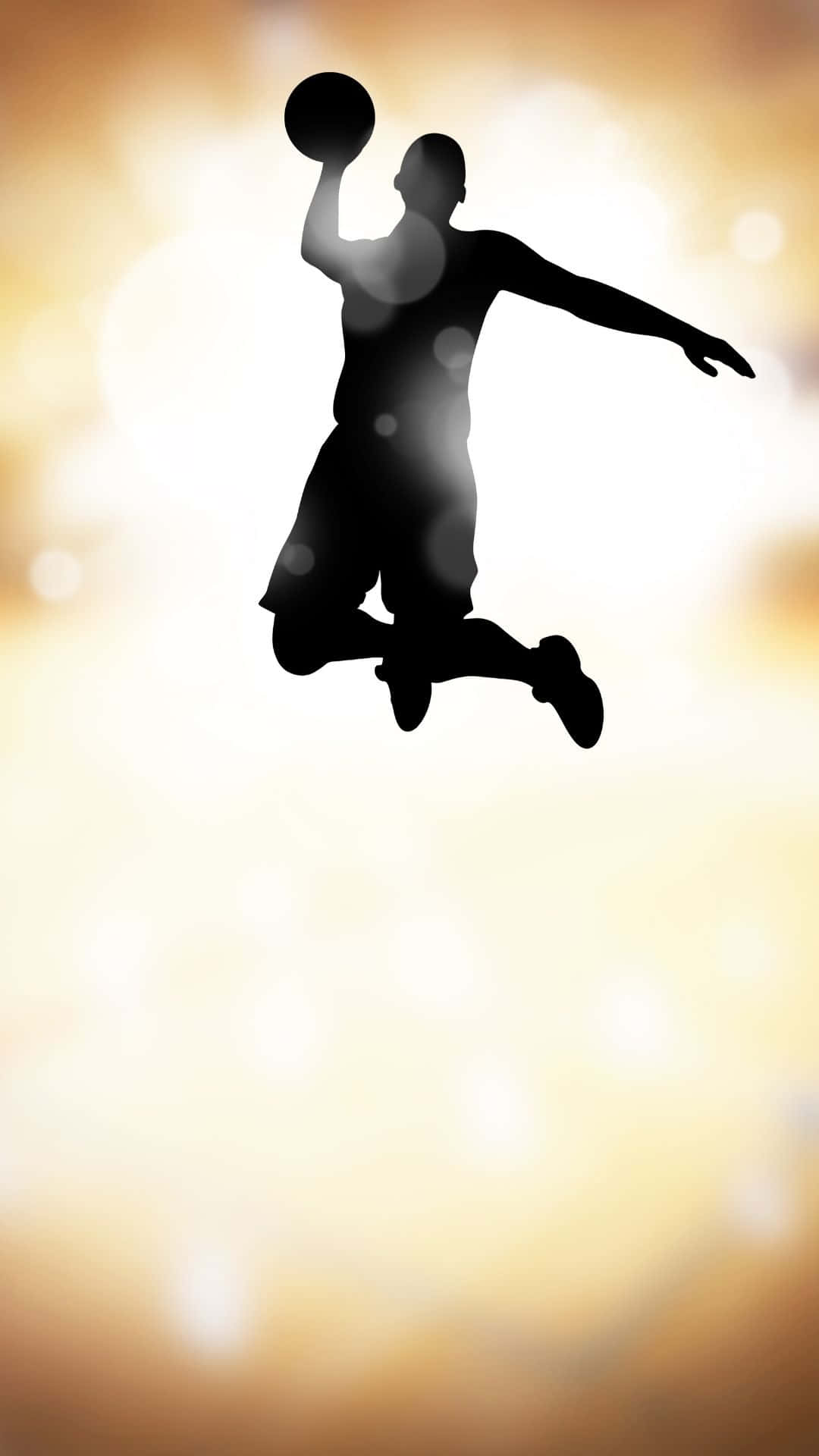 Download Basketball Athlete Silhouette Sports Background