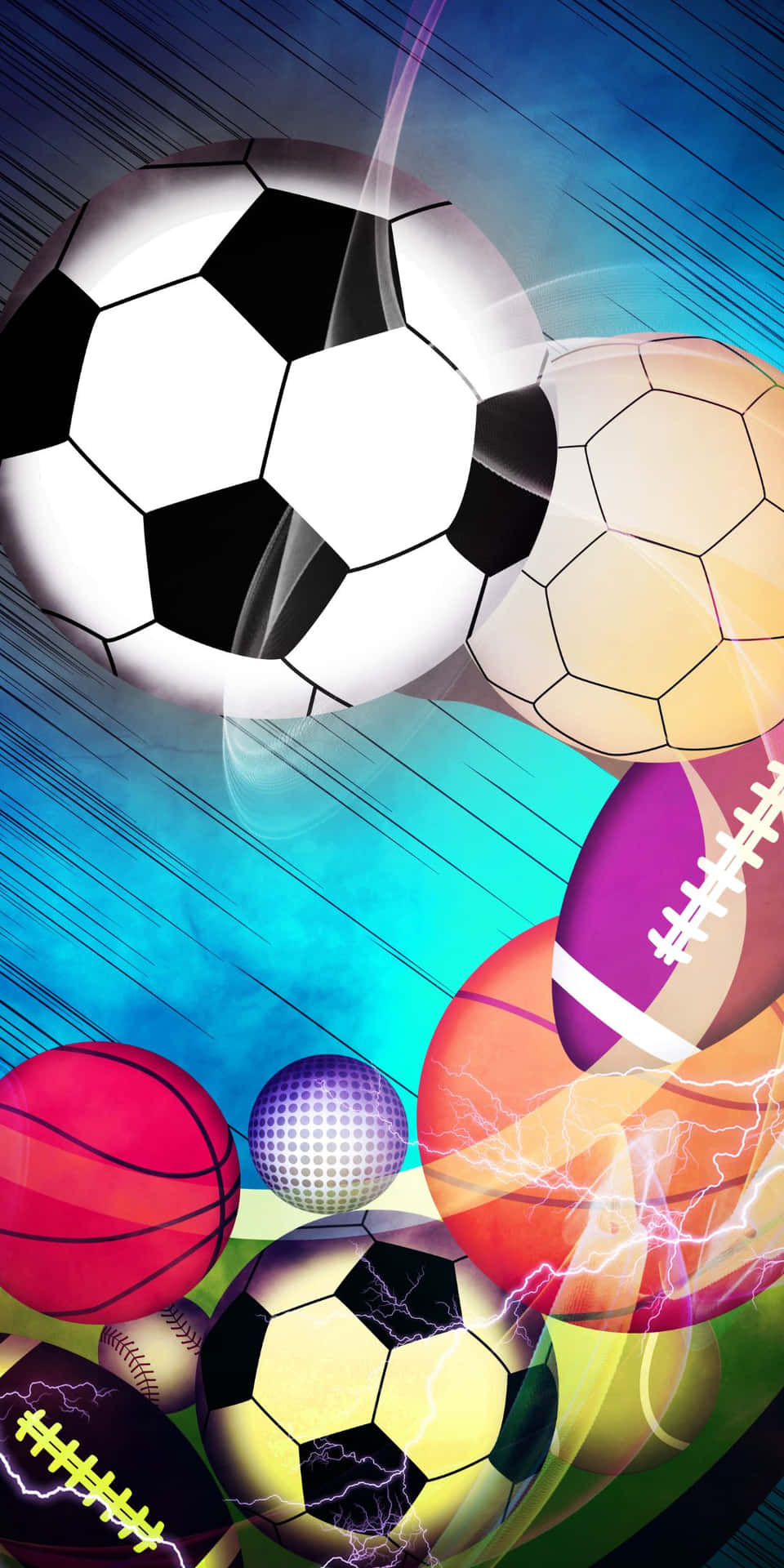 Soccer Ball Background. Wallpaper