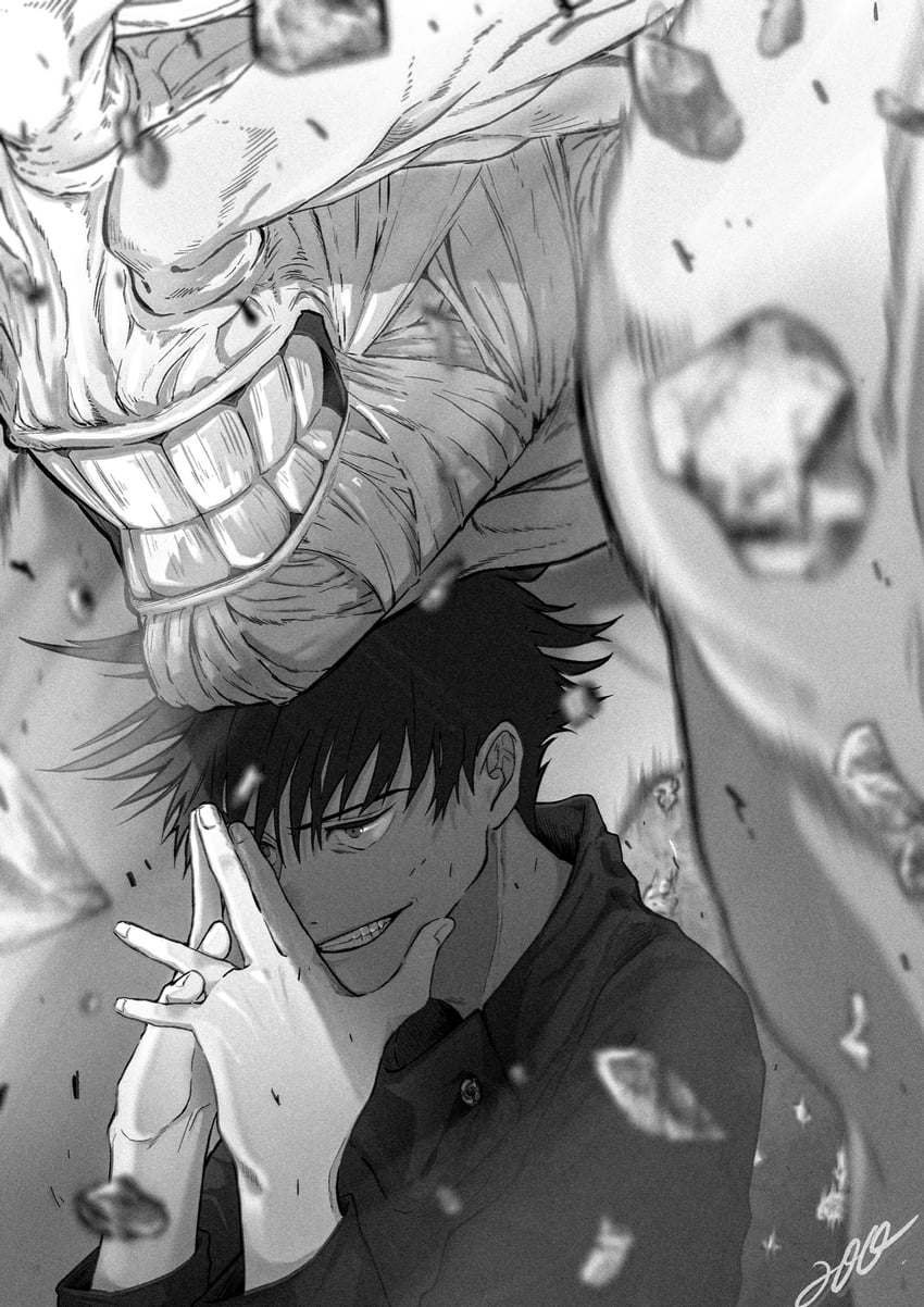 Fushiguro Megumi And Mahoraga (jujutsu Kaisen) Drawn By Hatsuka 20