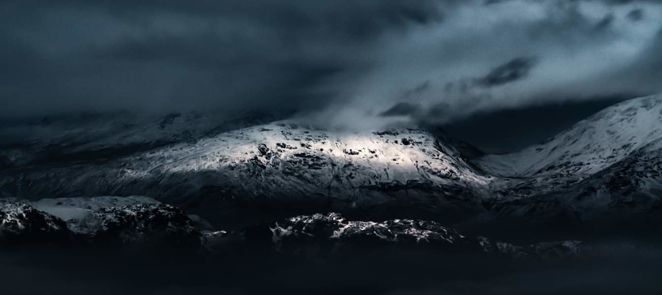 A moody winter afternoon in Cumbria. moody winter morning