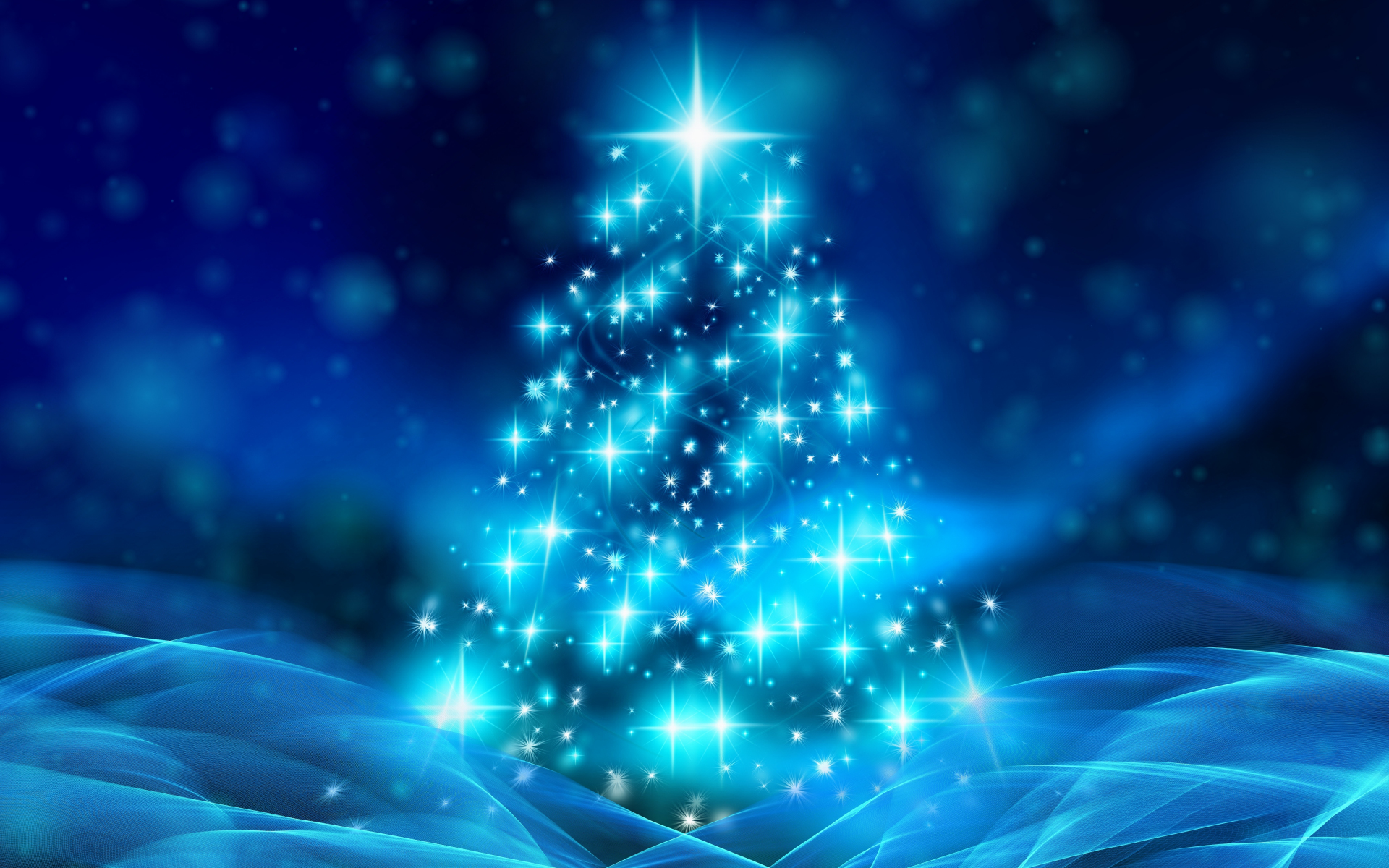 Download wallpaper 1920x1200 christmas tree, bokeh, abstraction, 16:10 widescreen 1920x1200 HD background, 16726