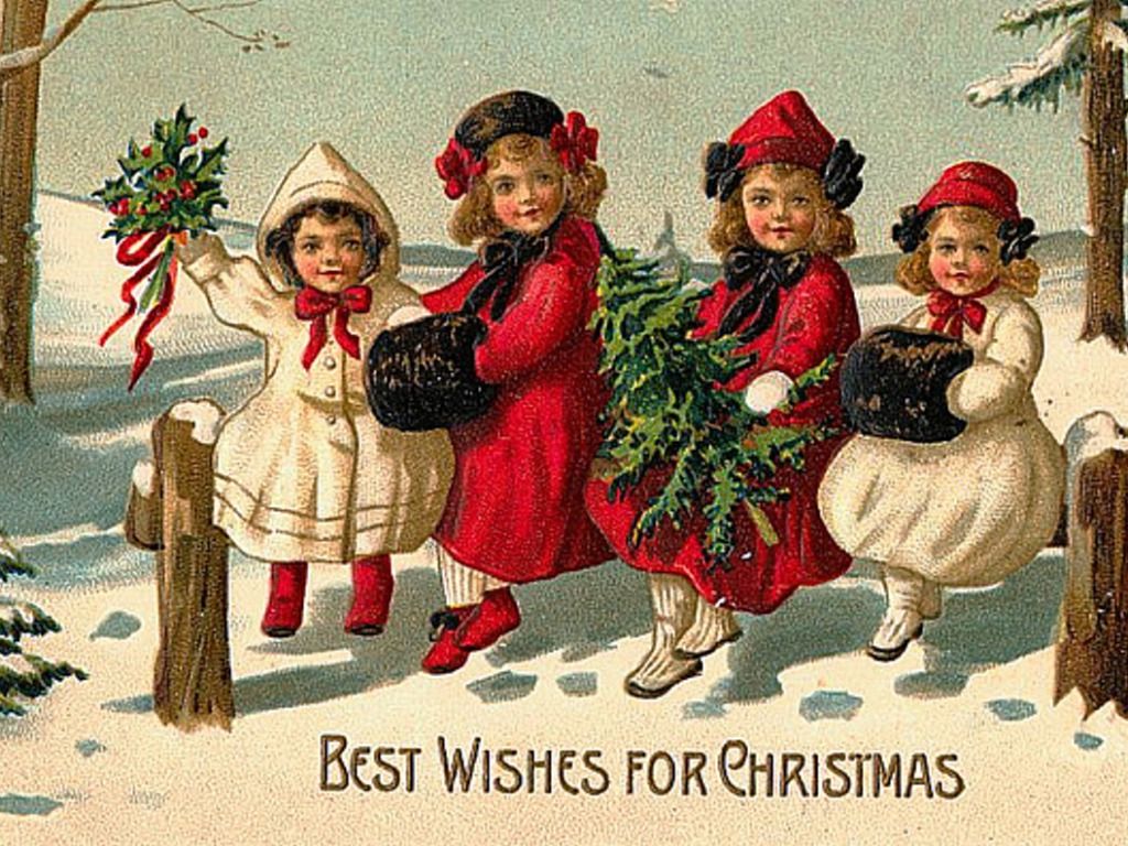 Vintage Wallpaper: Christmas Vintage wallpaper. Vintage christmas cards, Victorian christmas, Christmas postcard