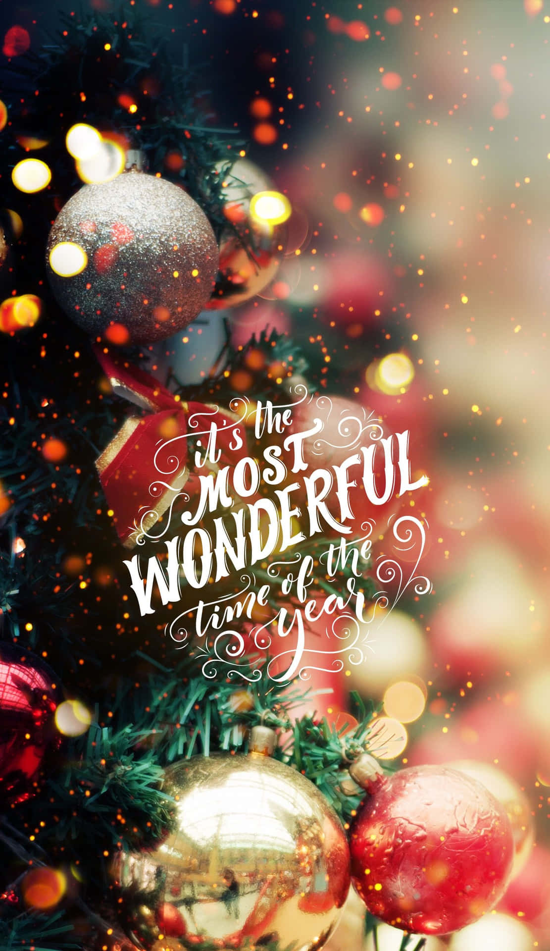 Download Wonderful Vintage Christmas Wallpaper