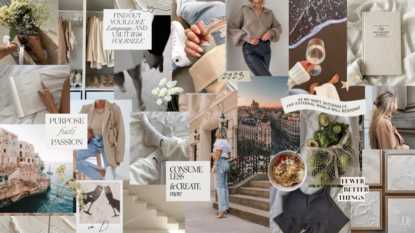 My 2023 Vision Board & Intentions