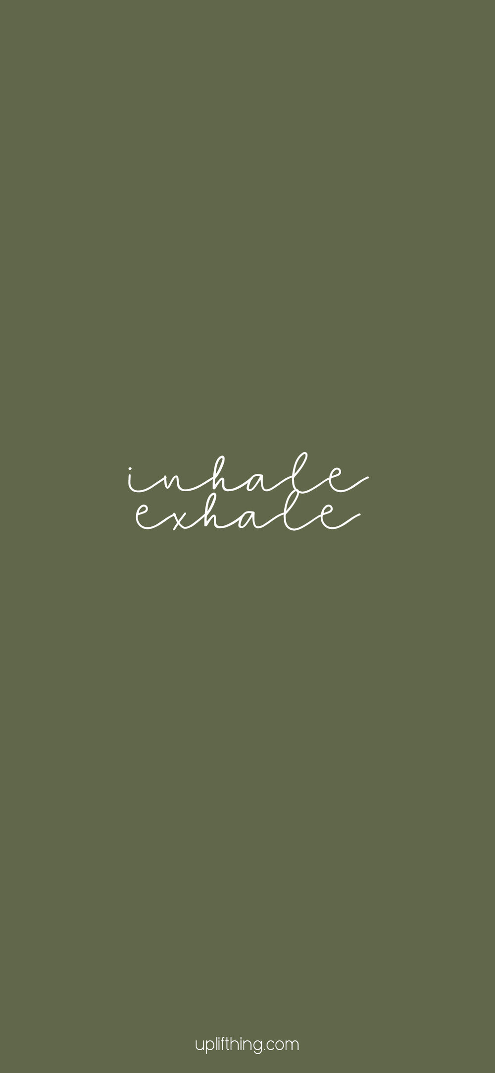 uplifthing: inhale exhale mobile phone