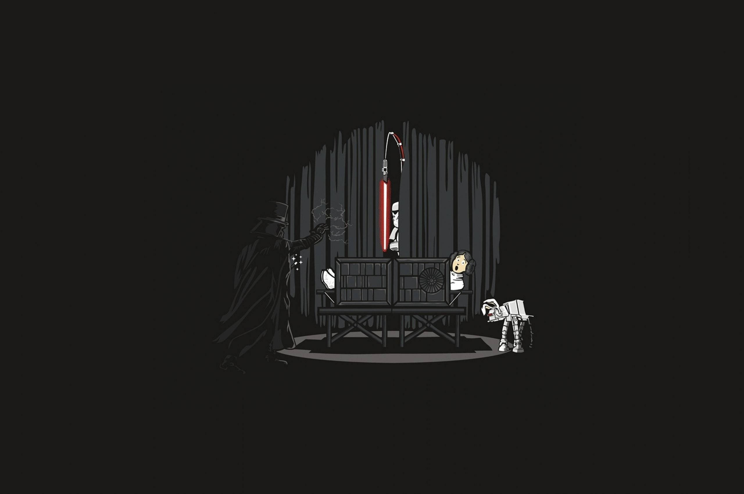 Download Minimalist Star Wars Fan Art Wallpaper