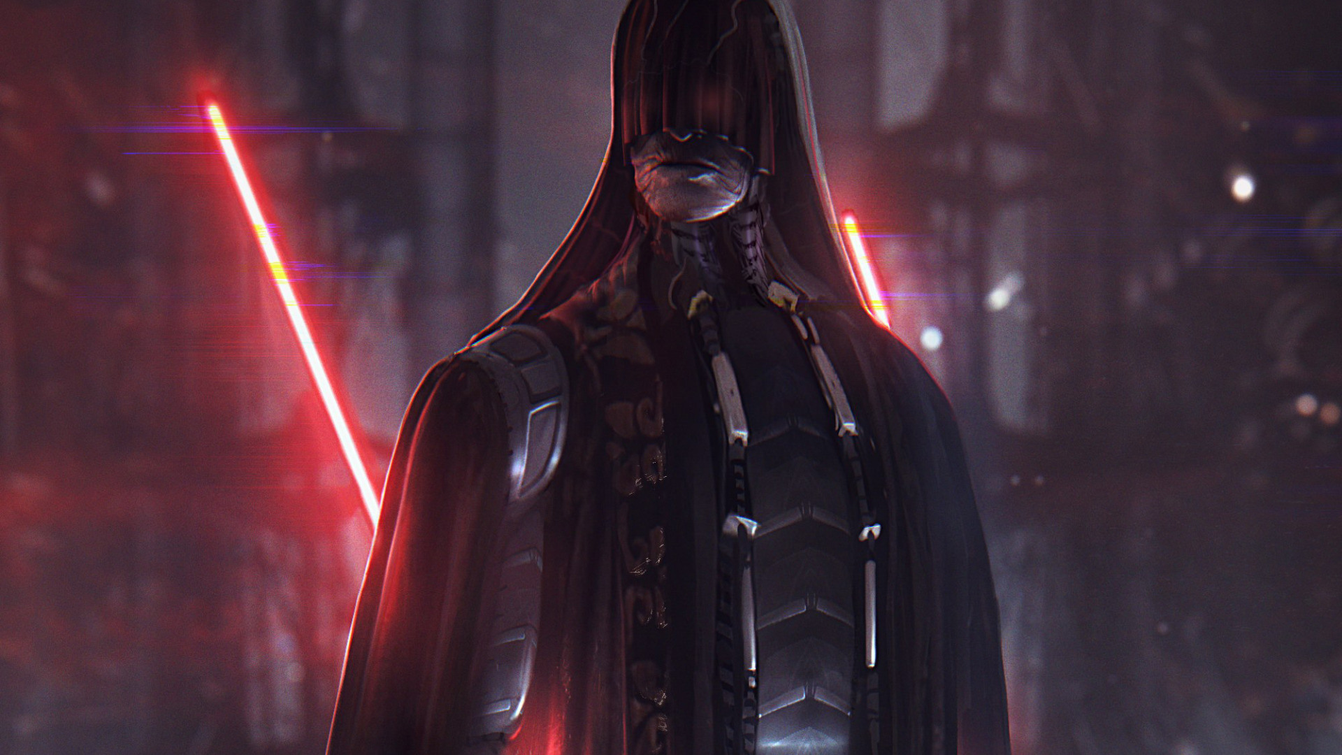 Download wallpaper star wars, fan art, lightsaber, laser sword, sith, Sith Lord, section fantasy in resolution 1920x1080
