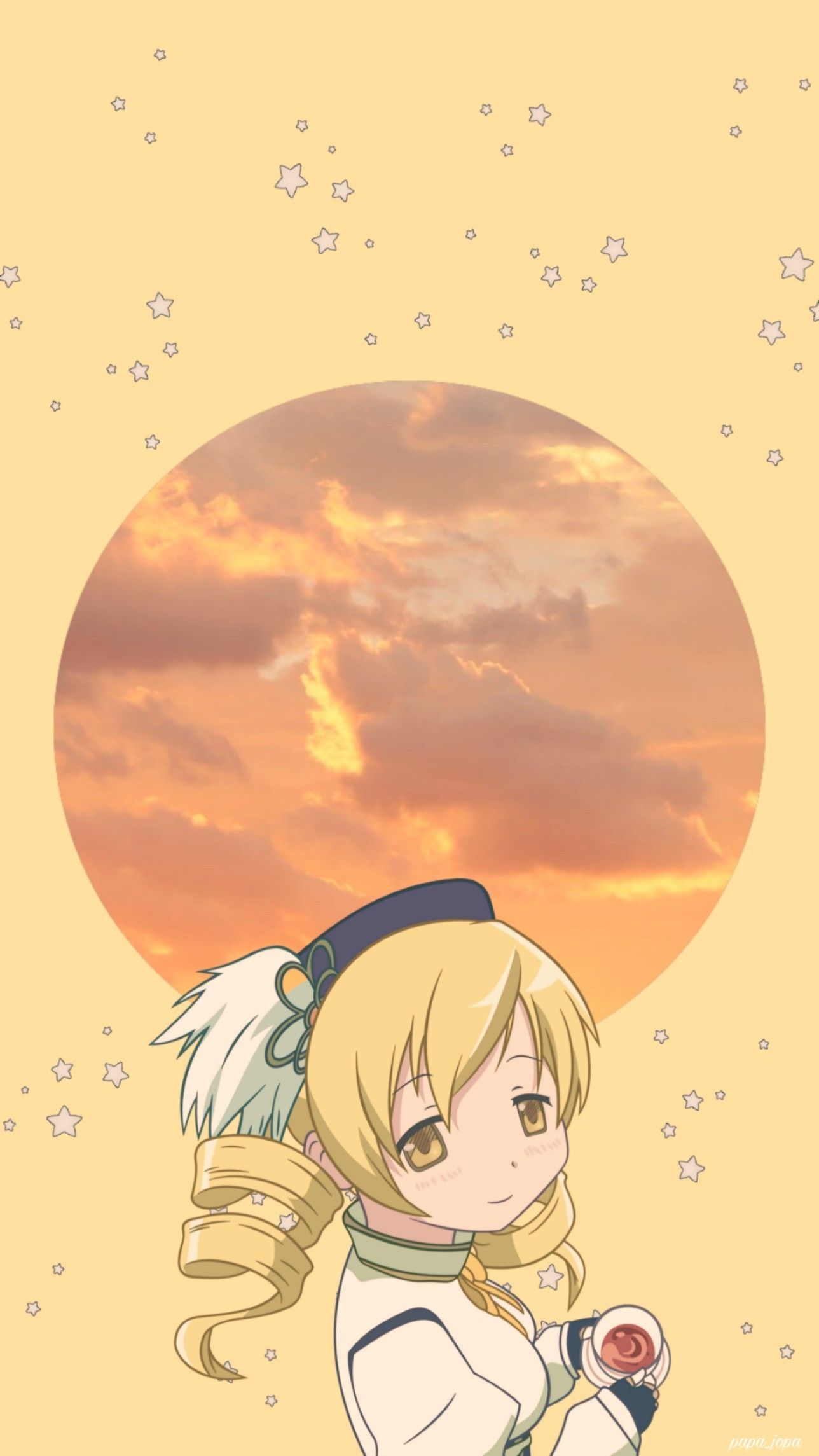 Mami Tomoe phone wallpaper. Cute anime wallpaper, Anime wallpaper, Anime