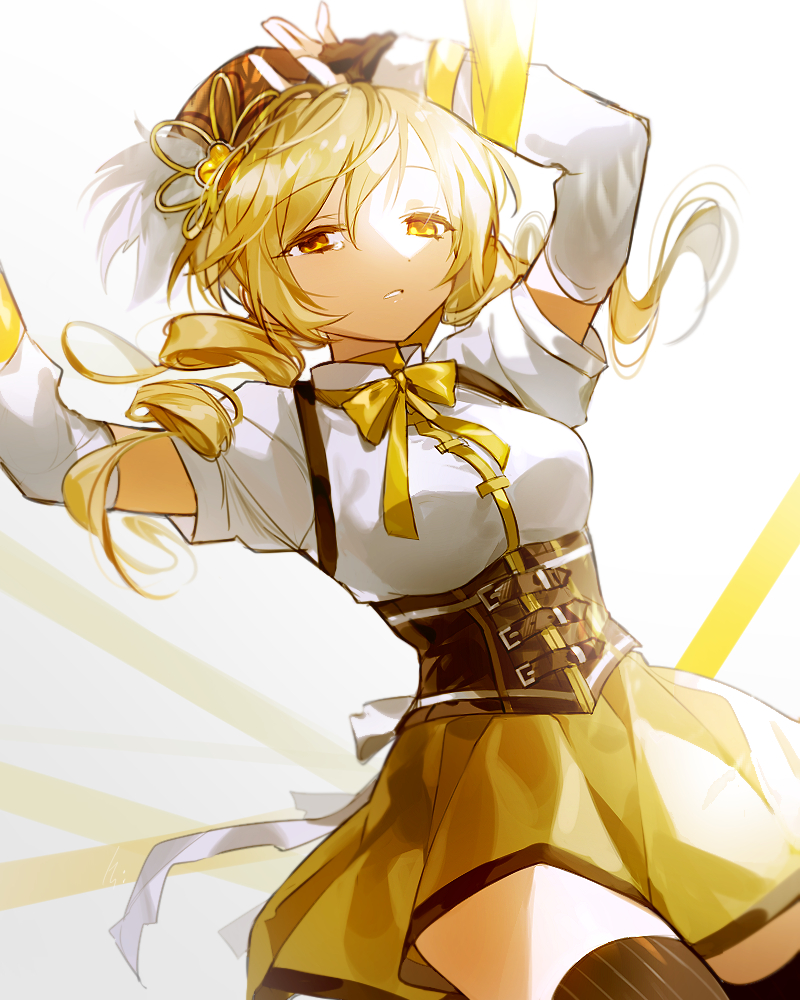 Tomoe Mami Shoujo MadokaMagica Wallpaper by Paran Anime Image Board