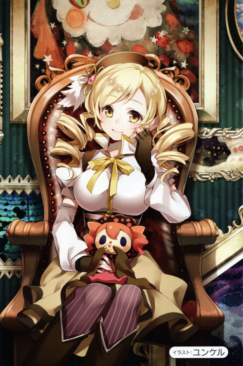 yunco puella magi madoka magica charlotte (puella magi madoka magica) tomoe mami