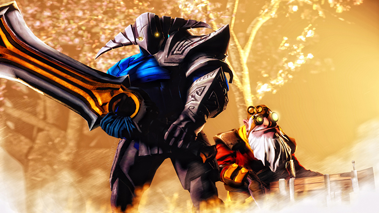 Wallpaper DOTA 2 Sven Sniper Dota 2 Swords armour Helmet warrior