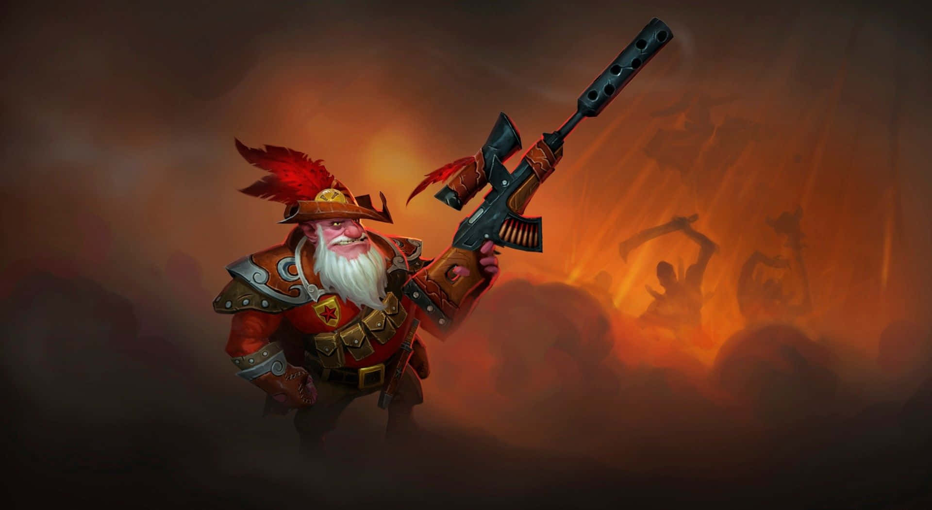 Download Dota 2 Sniper in Action Wallpaper