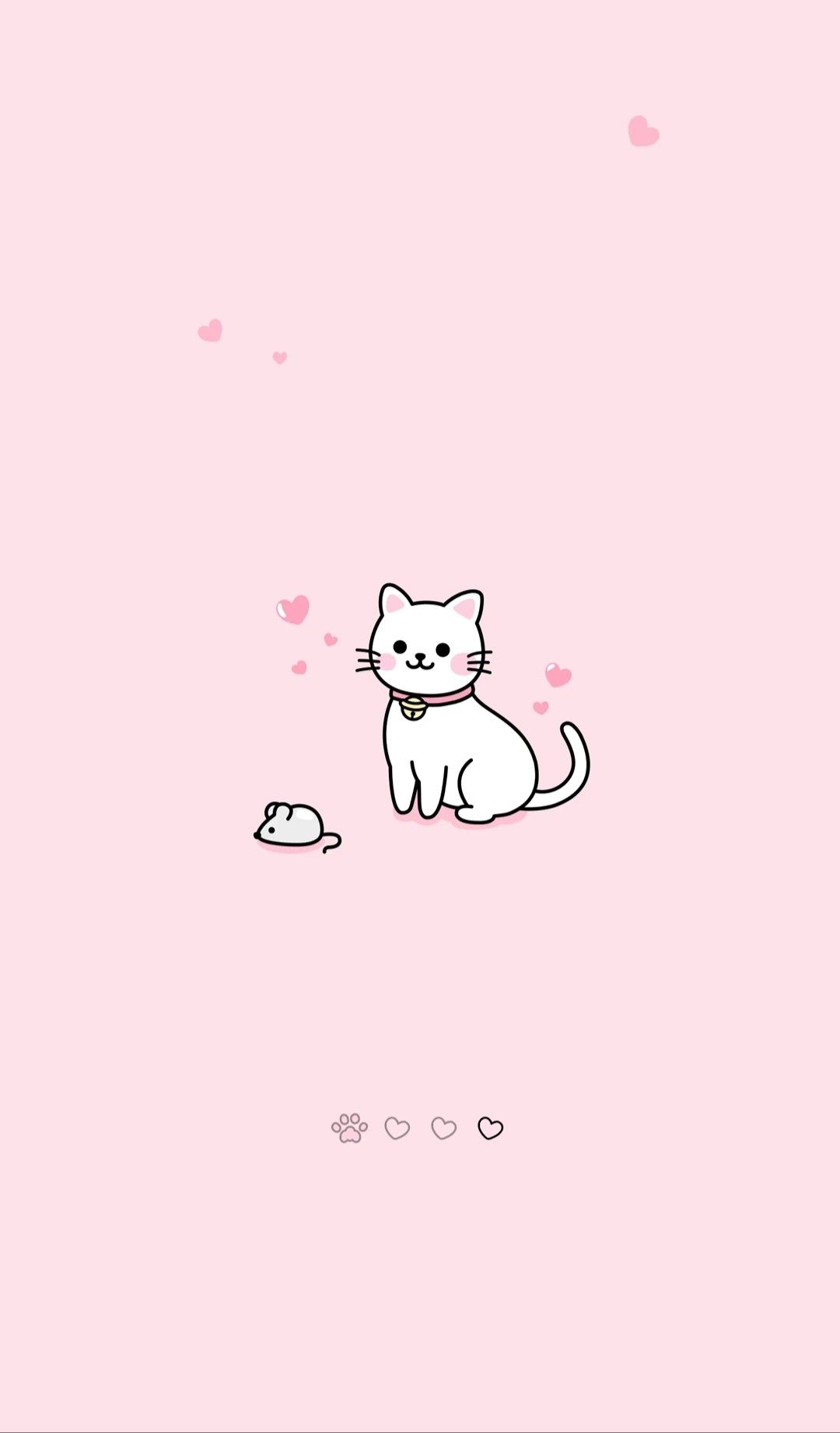 Wow Pink Kitty. Cat phone wallpaper