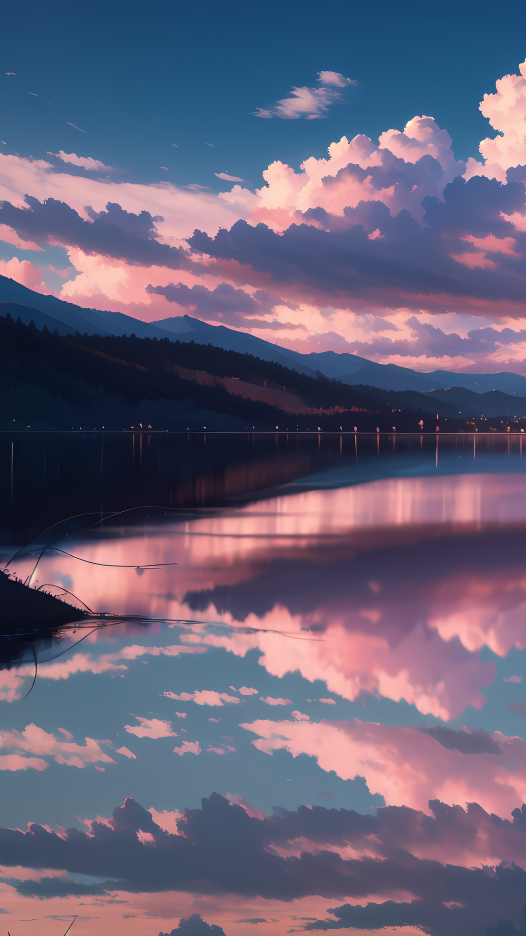 Anime Landscape Phone Wallpaper