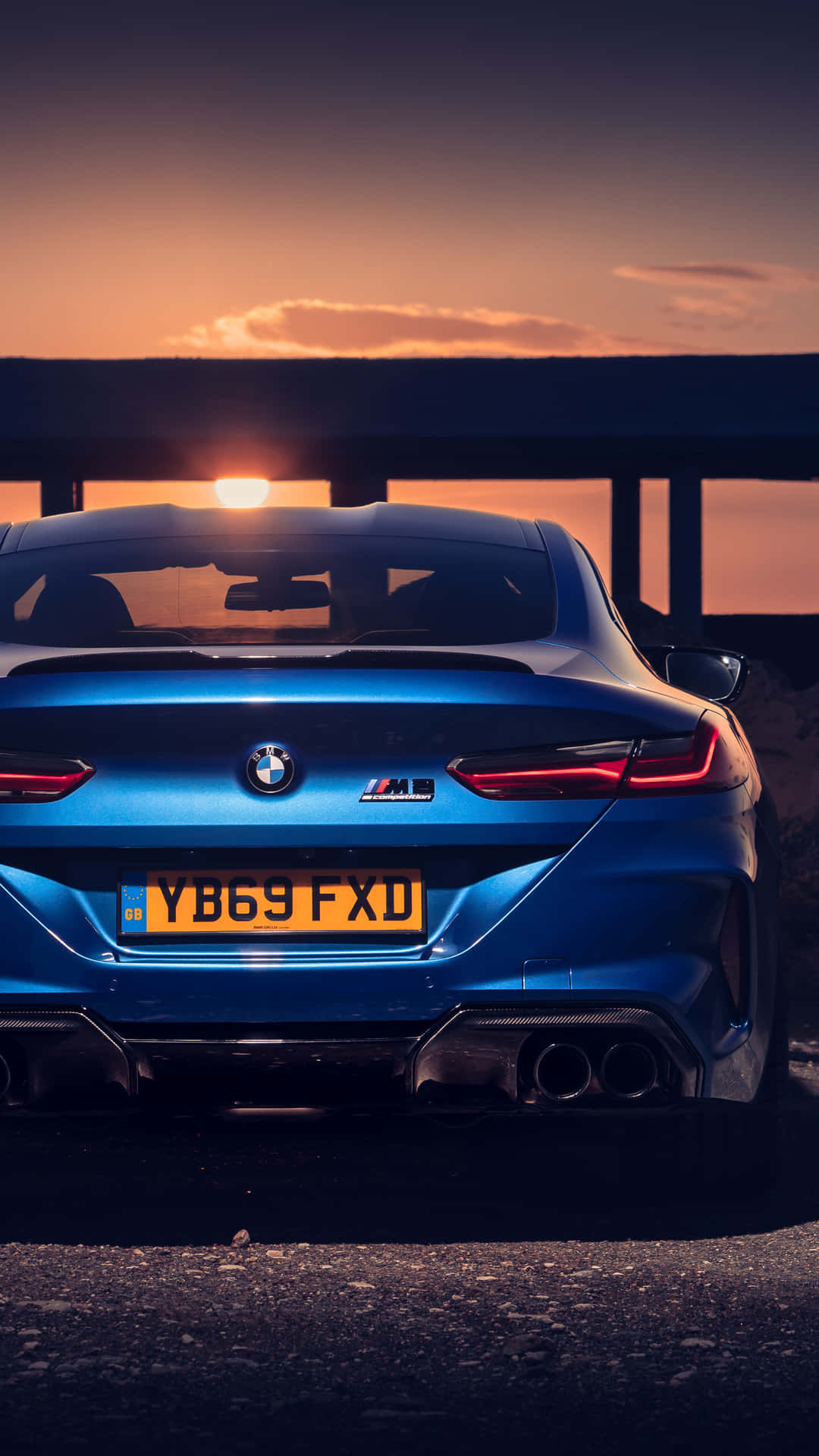 Download Blue Bmw M8 4k Mobile By