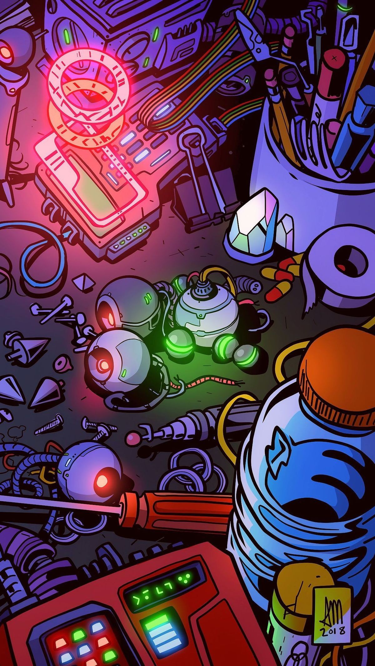 Wallpaper Cyberpunk 2077, Apples, Gamer, Ios, Art, Background Free Image