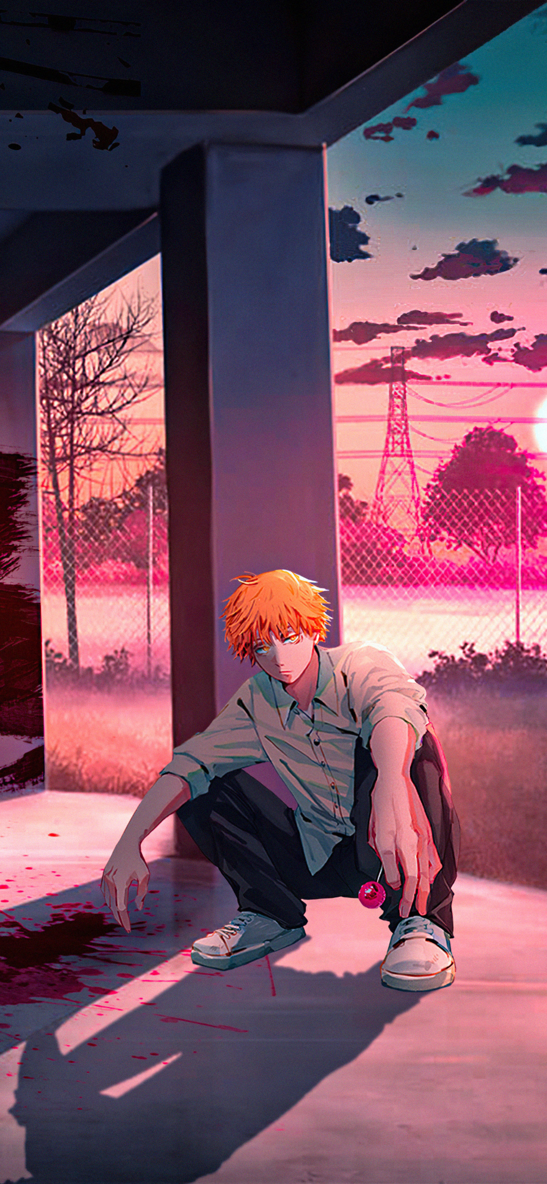 Denji Chainsaw Man Anime Boy 4k iPhone XS, iPhone 10, iPhone X HD 4k Wallpaper, Image, Background, Photo and Picture