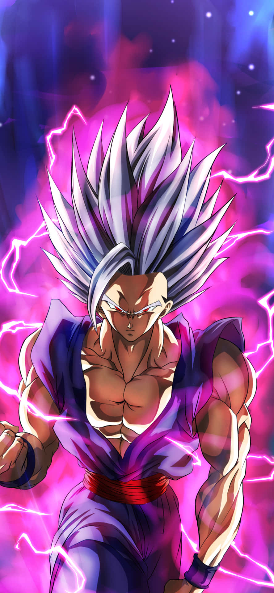 Download Purple Gohan iPhone Wallpaper
