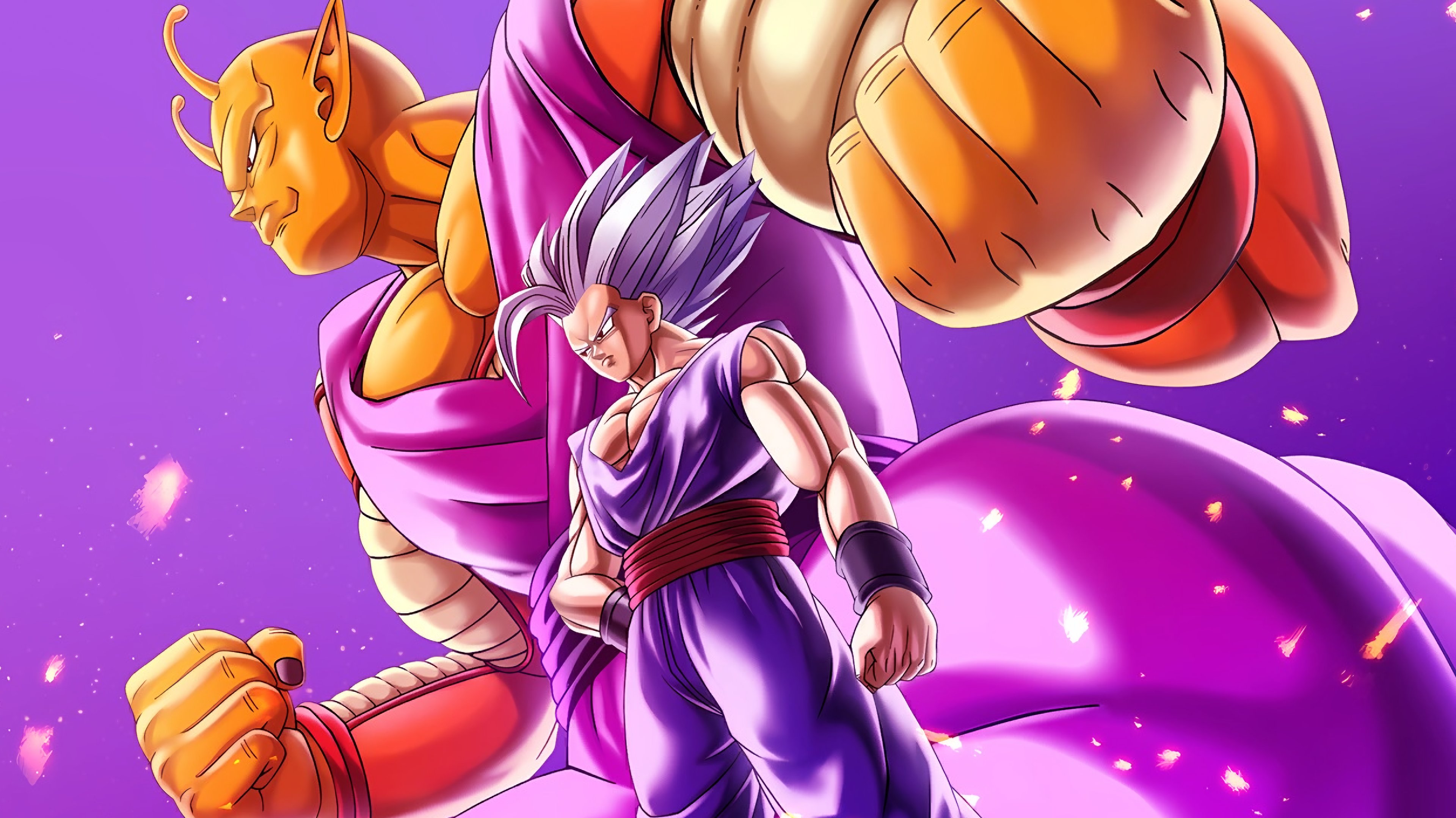 Hydros Gohan & Beast Gohan and Orange Piccolo 4K Wallpaper from the Xenoverse 2 Loading Screens! THESE LOOK SO FIRE!