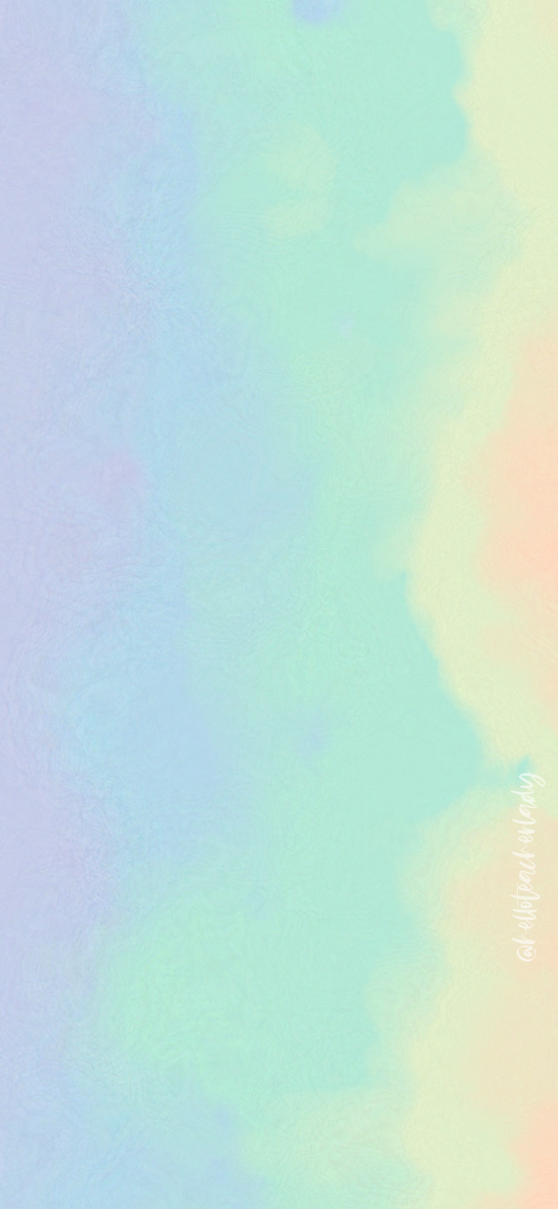 Digital Refresh: Rainbow Watercolor Phone + Desktop Wallpaper