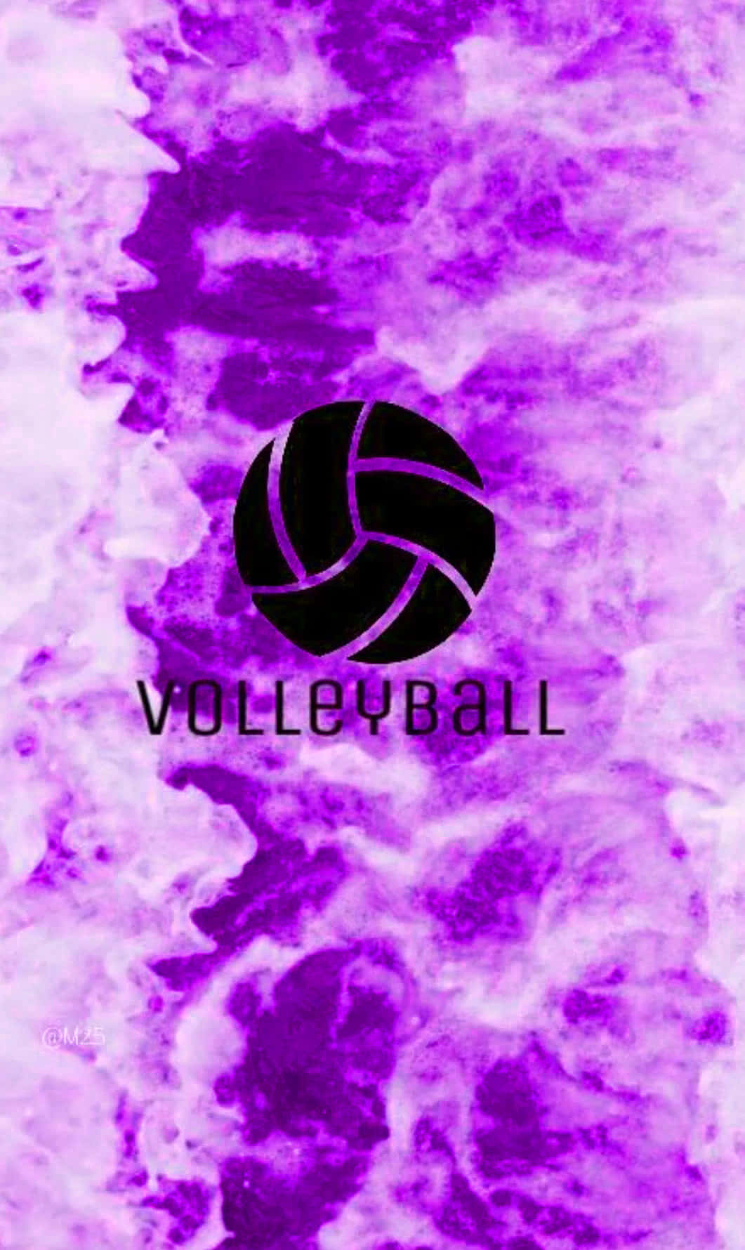 Download A beach volleyball ball with white and blue for optimal visibility. Wallpaper