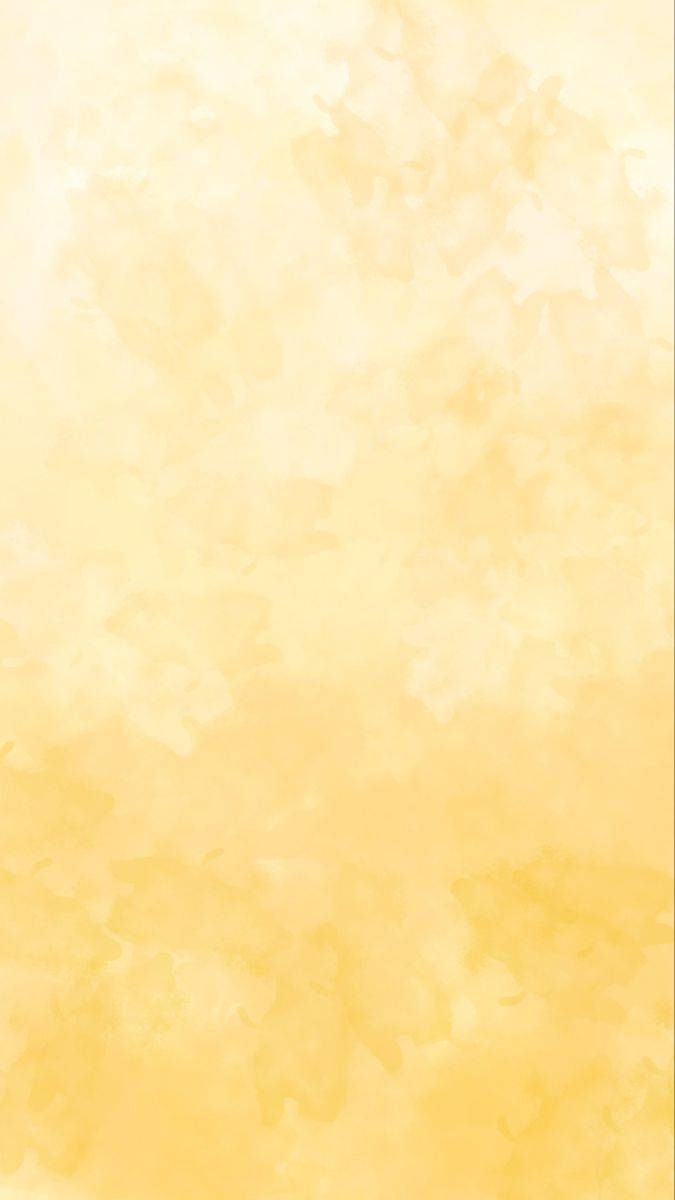 Download Plain Yellow Watercolor Painting Phone Wallpaper