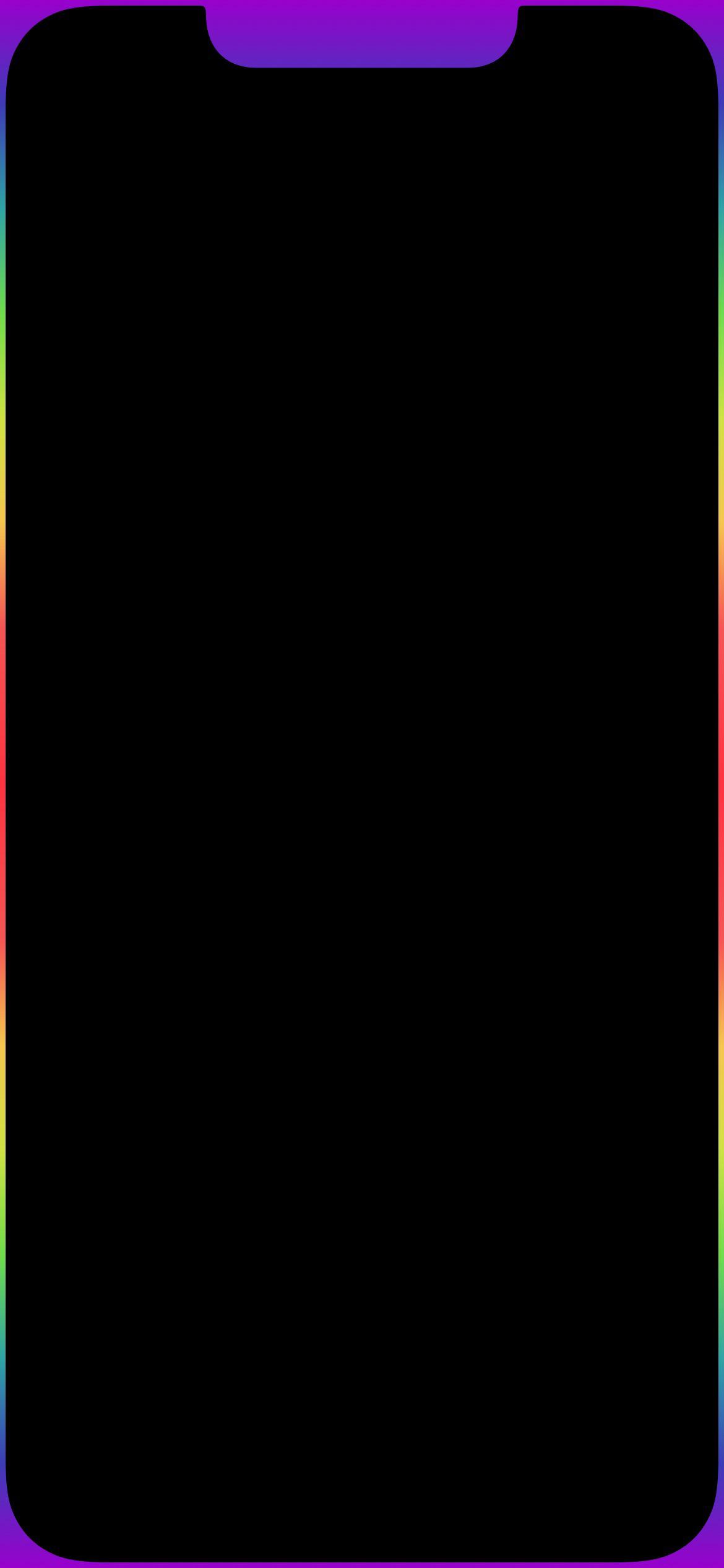 iPhone 13 rainbow border 1170x2532