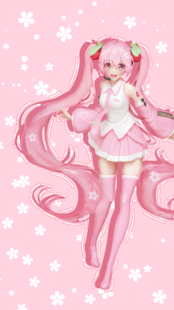 sakura miku wallpaper that i just made!