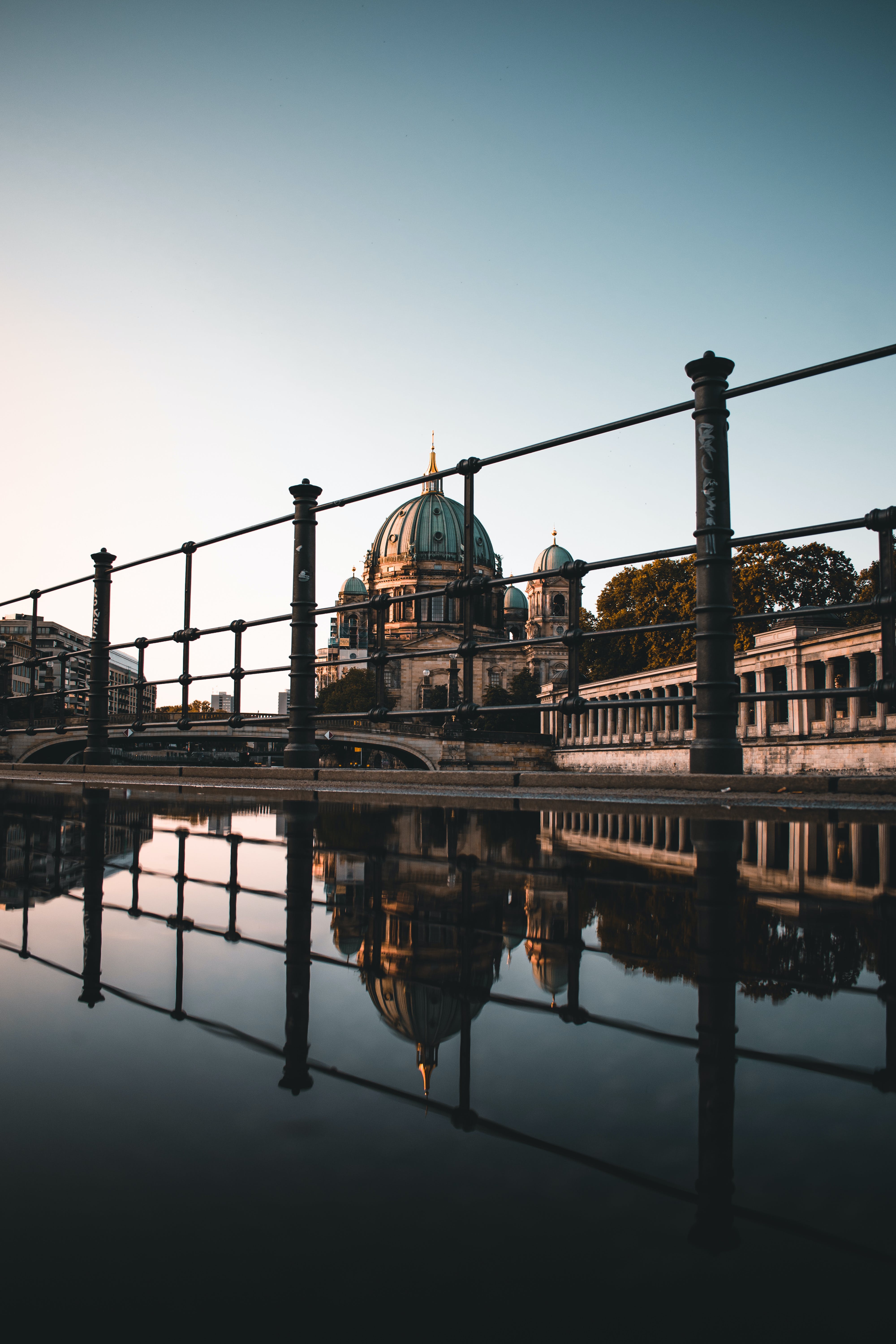 Panoramic View of Downtown of Berlin Germany by Night · Free