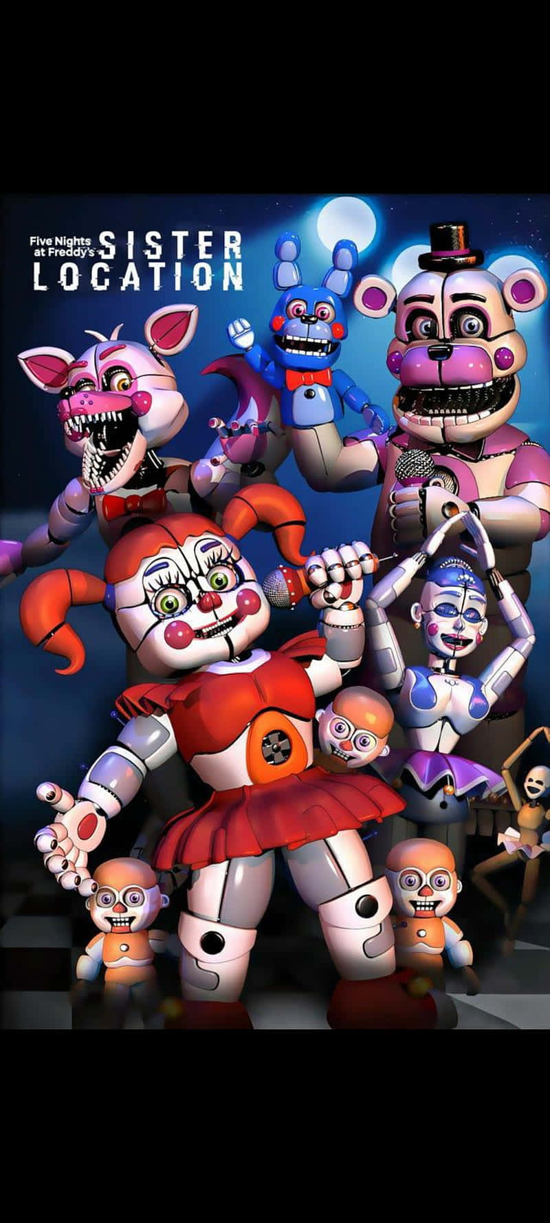 Download Five Nights At Freddy's: Sister Location For Phone Wallpaper