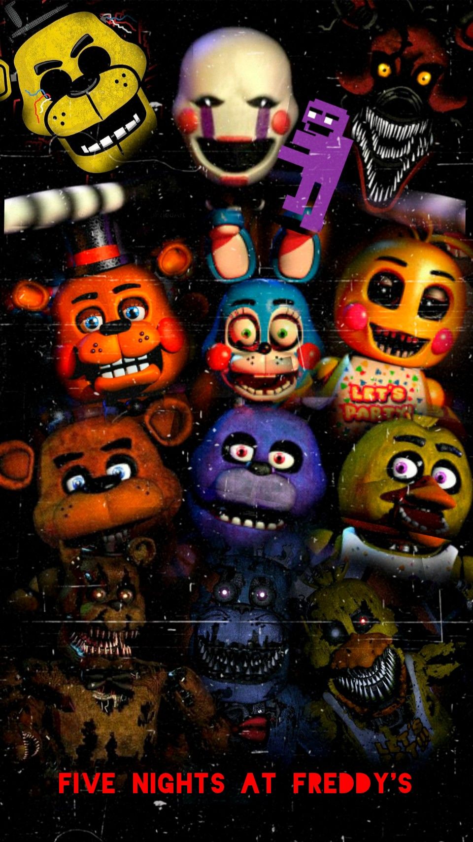 Wallpaper Fnaf. Five nights at freddy's, Five night, Anime fnaf