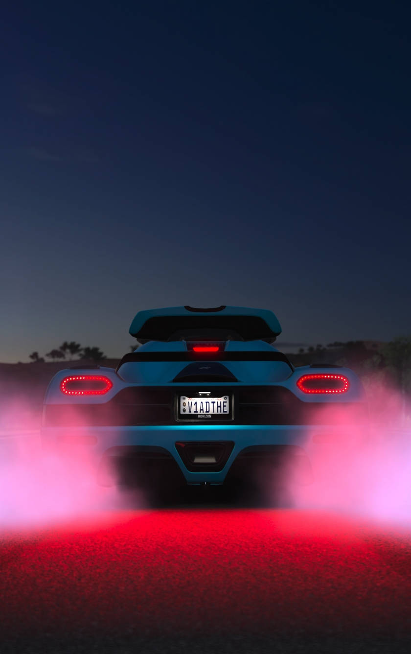 Download Stunning Red and Black Forza for iPhone Wallpaper