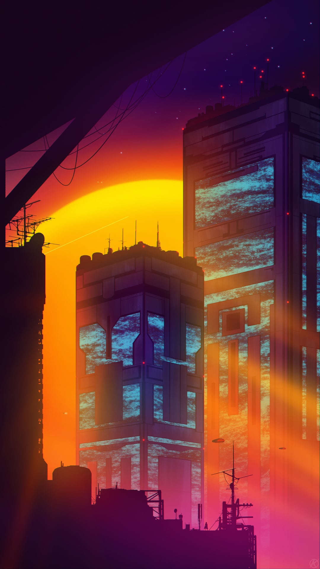 phone wallpaper Sun Rays