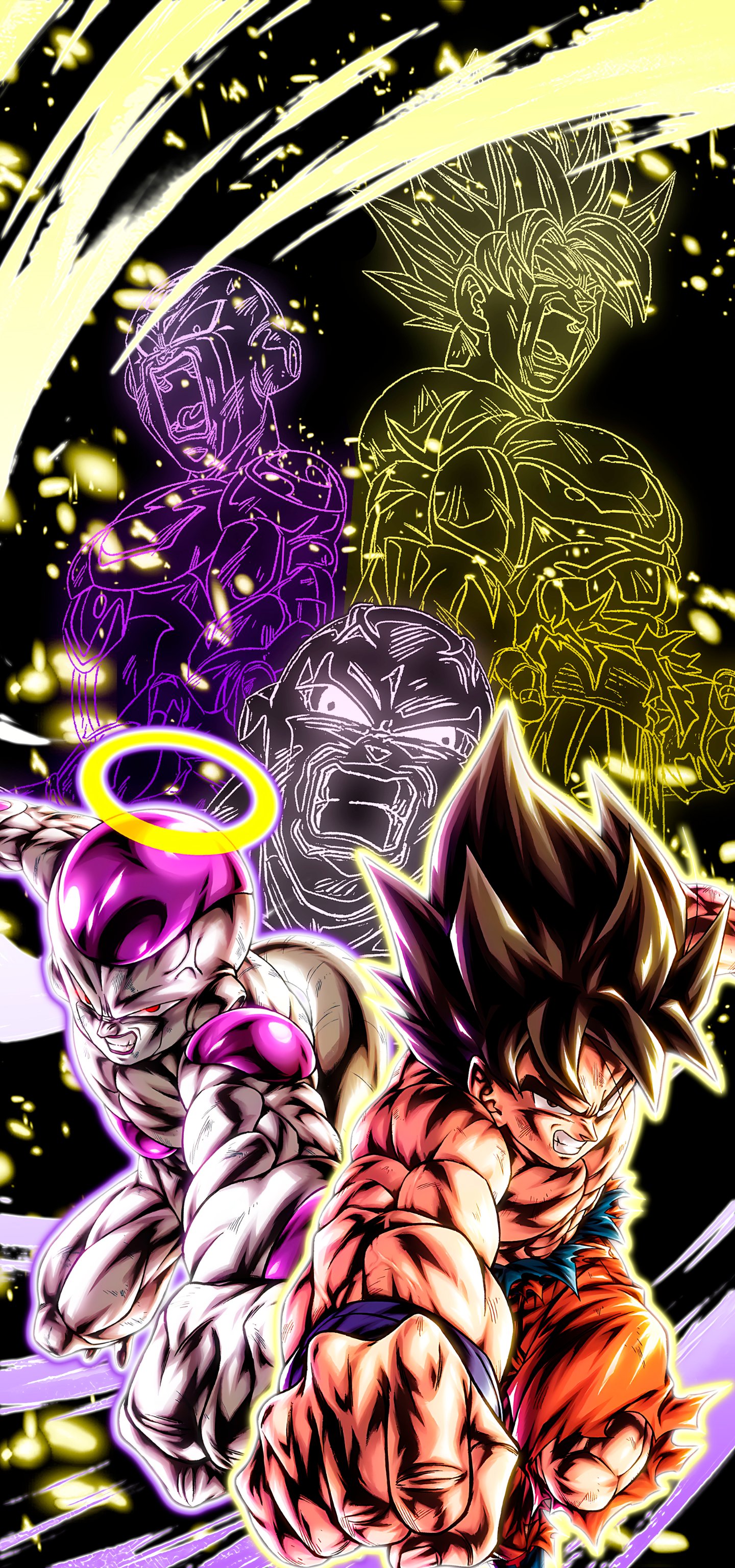 SoulF2P - [ BrightLines Wallpaper ] Added= & Frieza vs Jiren & Vegeta vs Moro (Moro Art 7 vs Agnilasa FD= Free to