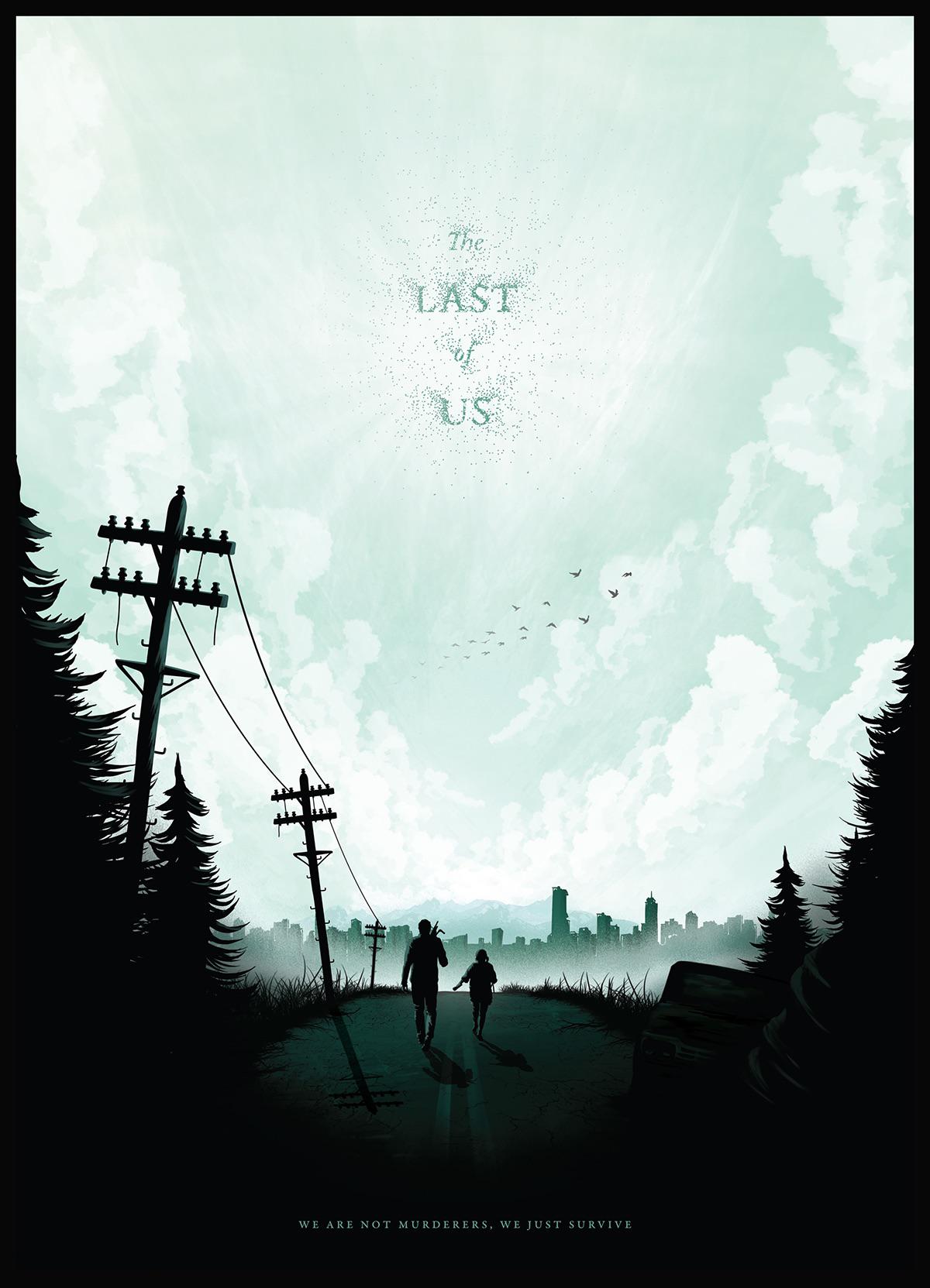 Minimalist The Last Of Us Cave iPhone Wallpapers Free Download