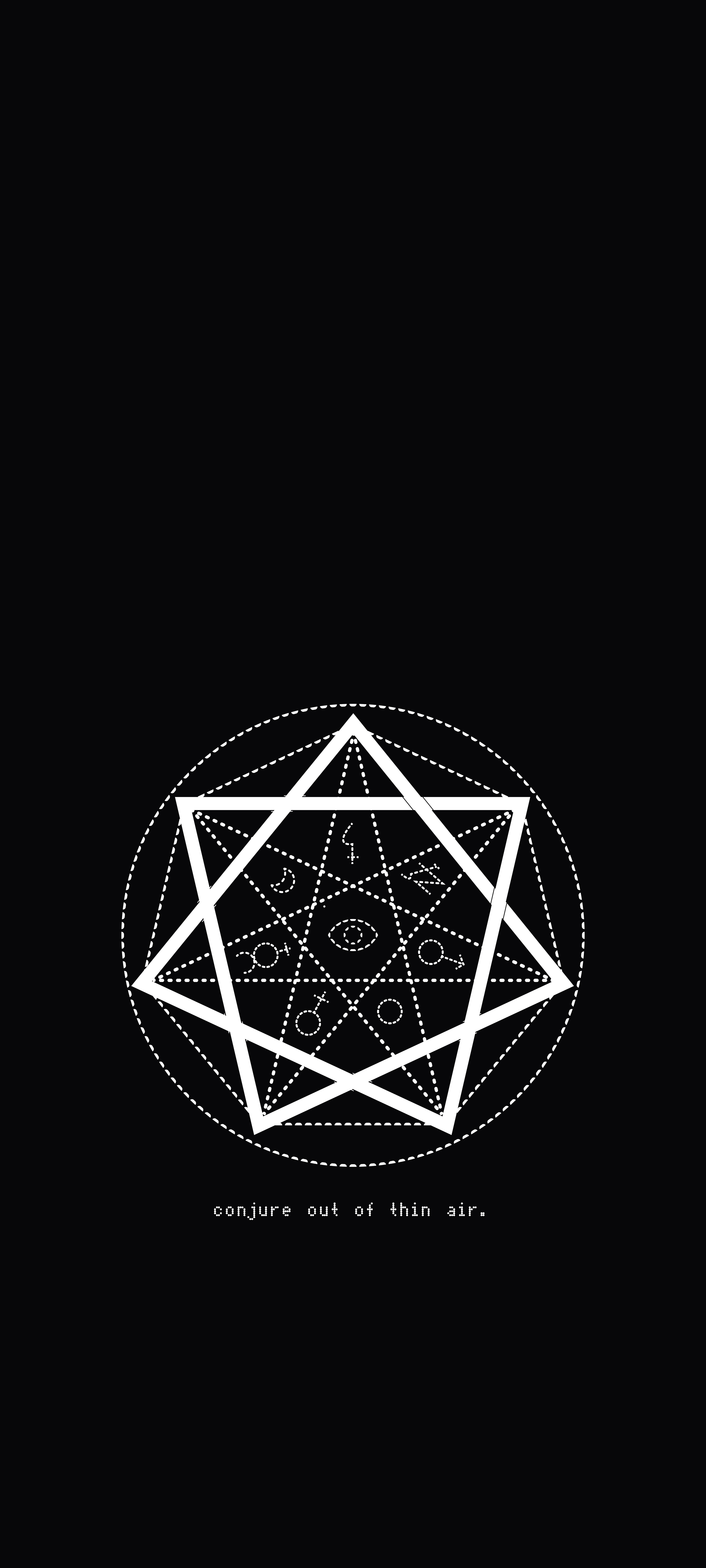 Made a dot matrix wallpaper for phone
