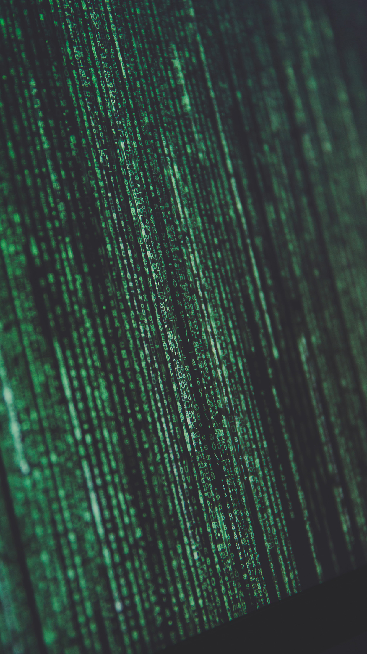 Matrix Minimal Coding Screen Computer Green Dark Wallpaper